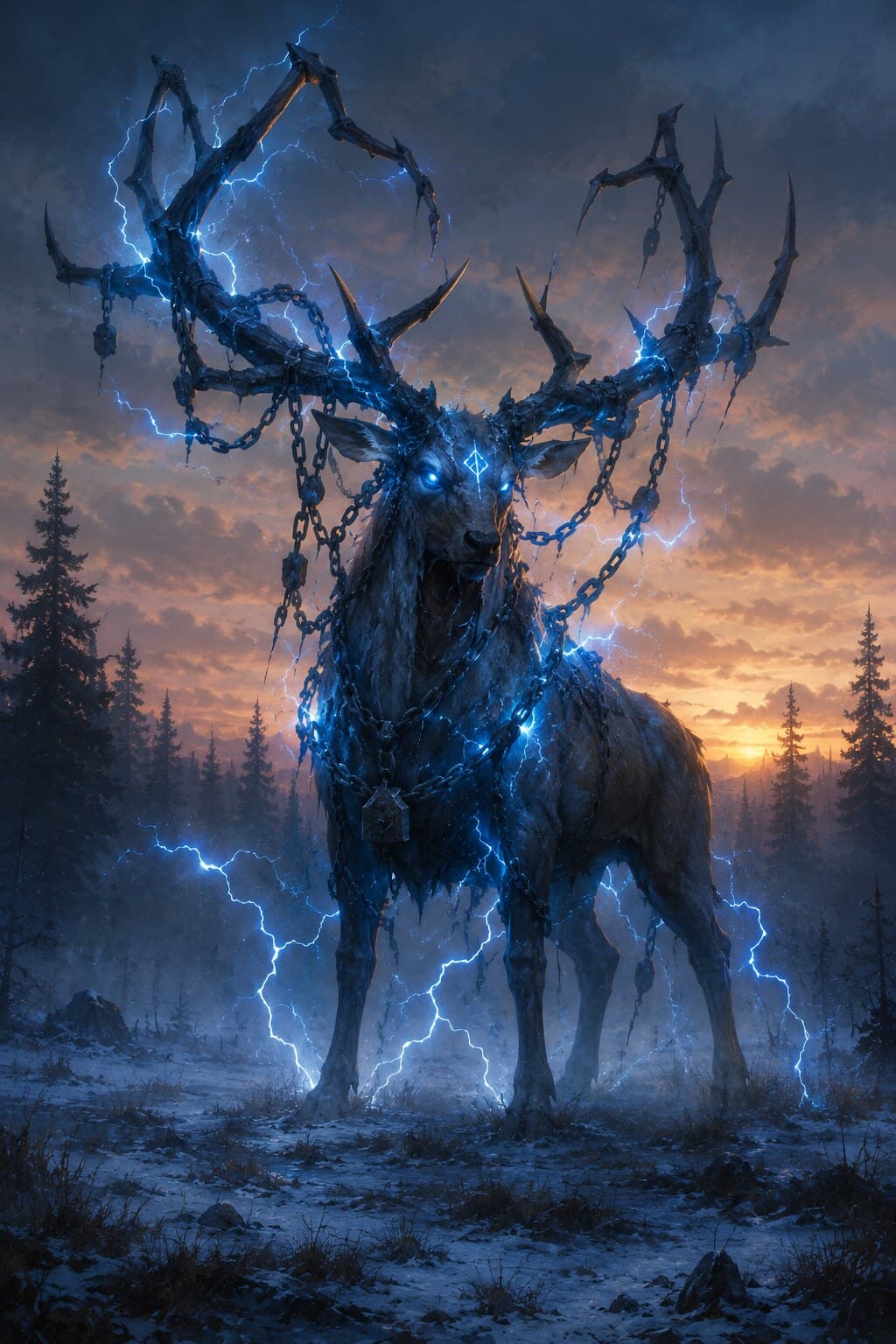 Eikthyr, the antlered stag of the Meadows