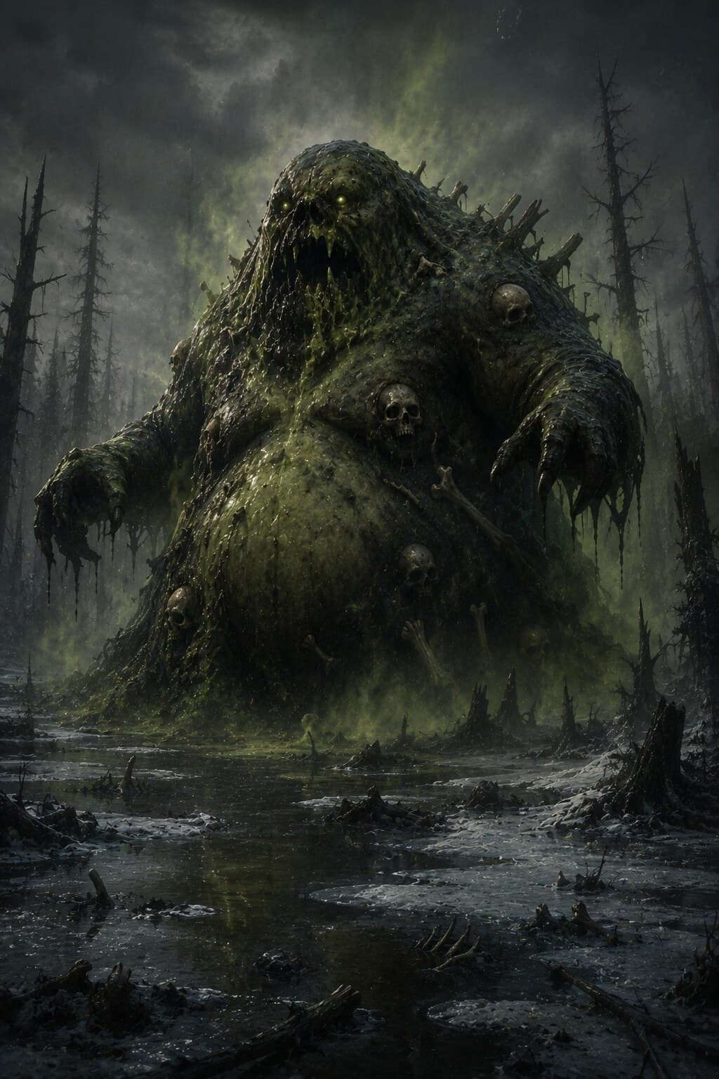 Bonemass, the fetid horror of the Swamp