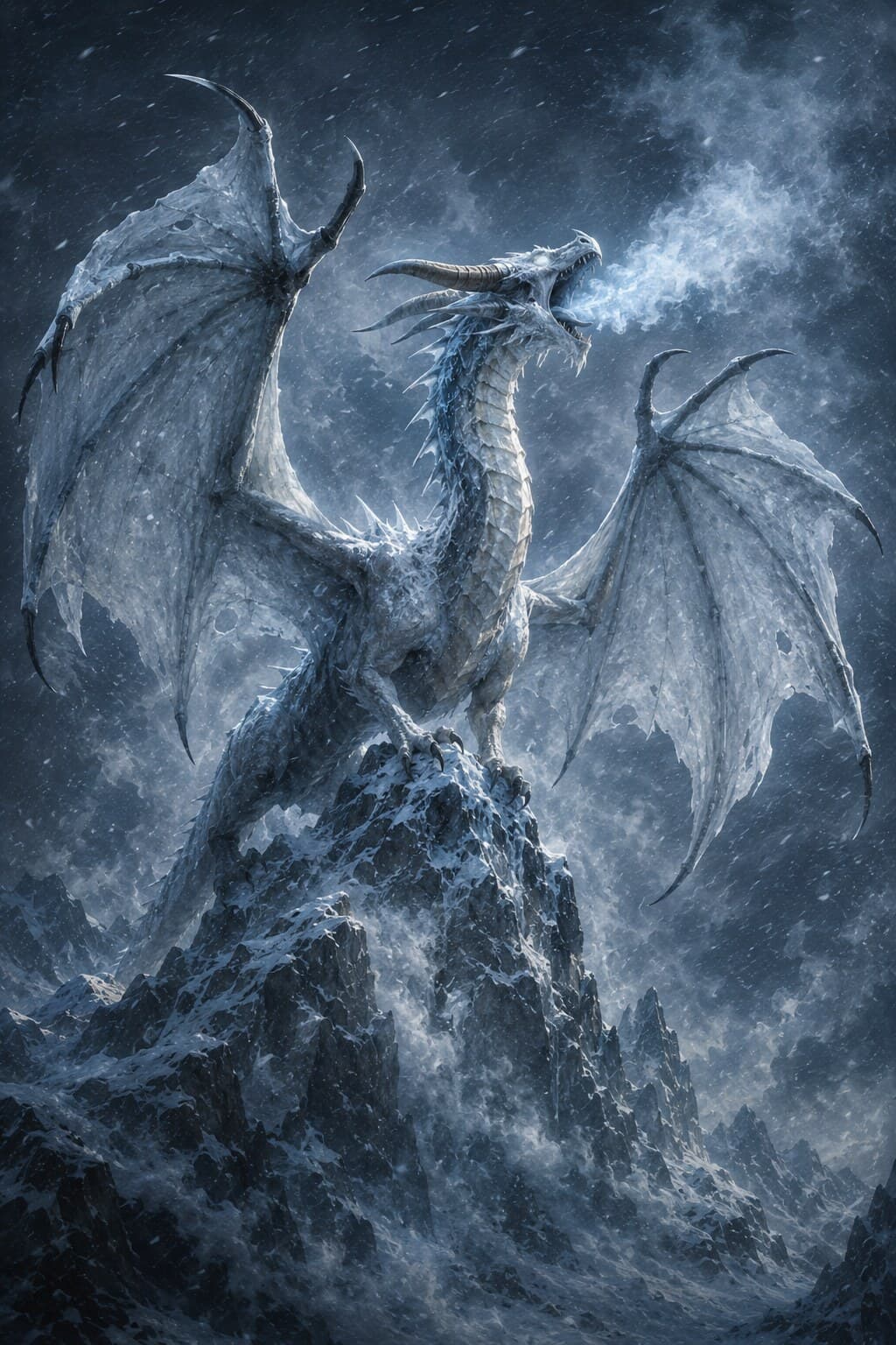 Moder, the dragon queen of the Mountains