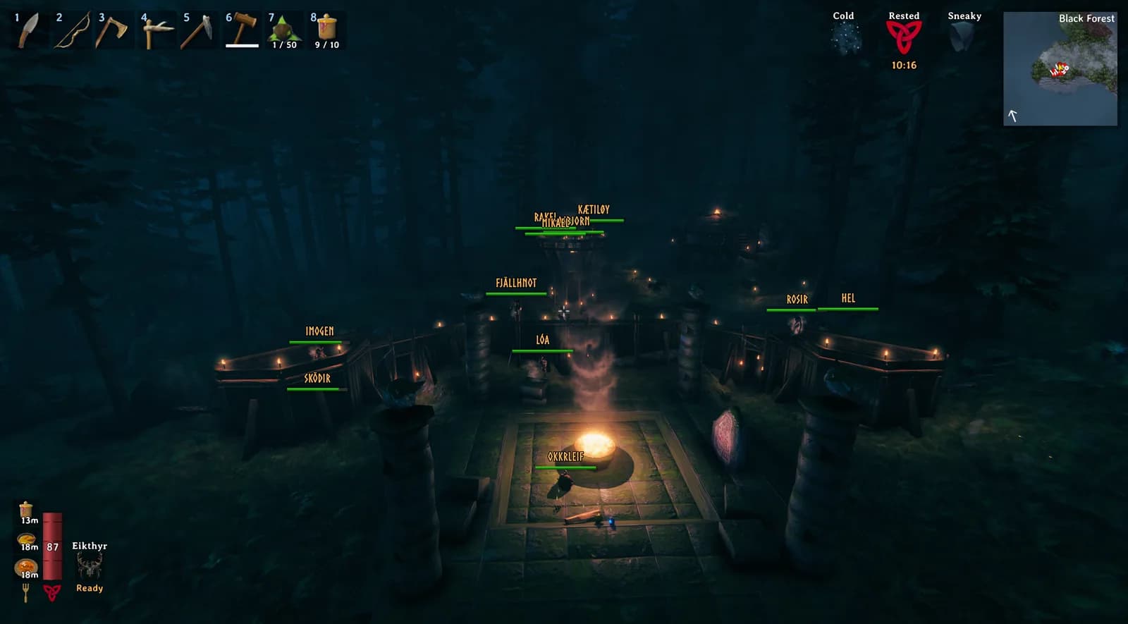 The Withering Grove killing the Elder