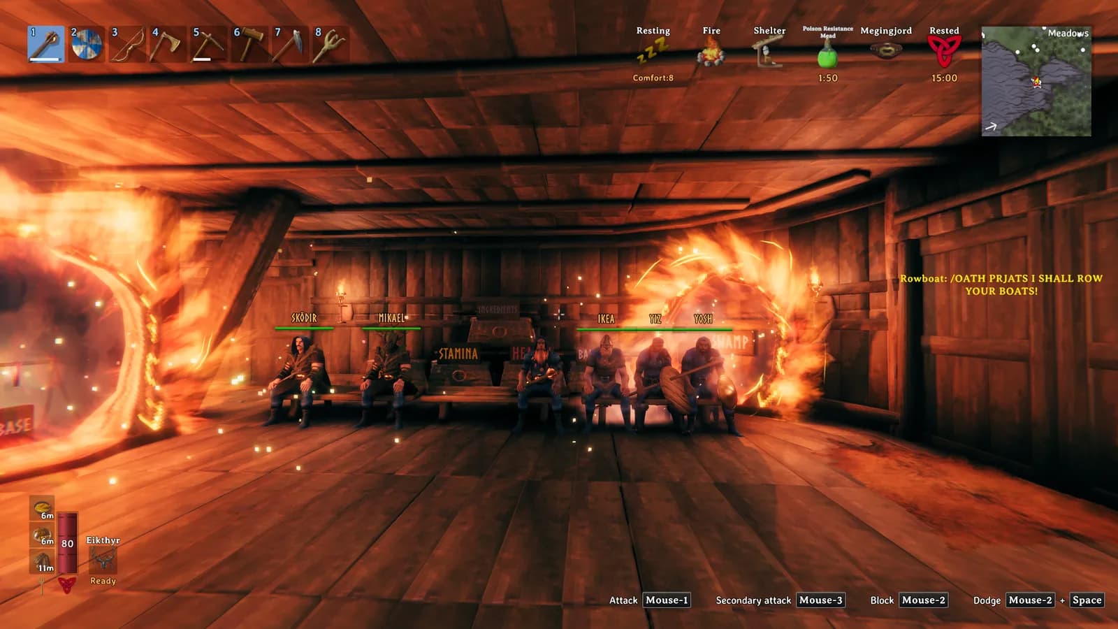 an unexpected gathering
