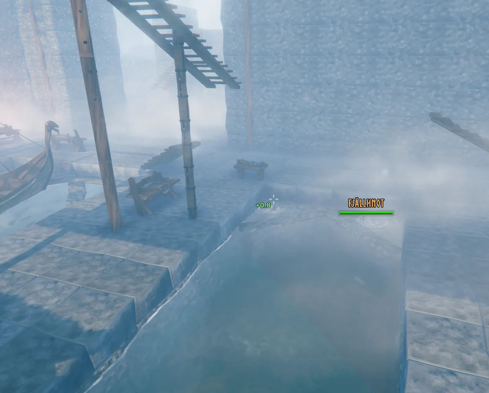 Fjallnut and I both got suck in the Yokel's dock
