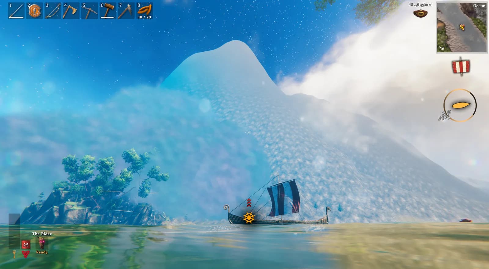gazing upon the majesty of the Big Tall Mountain