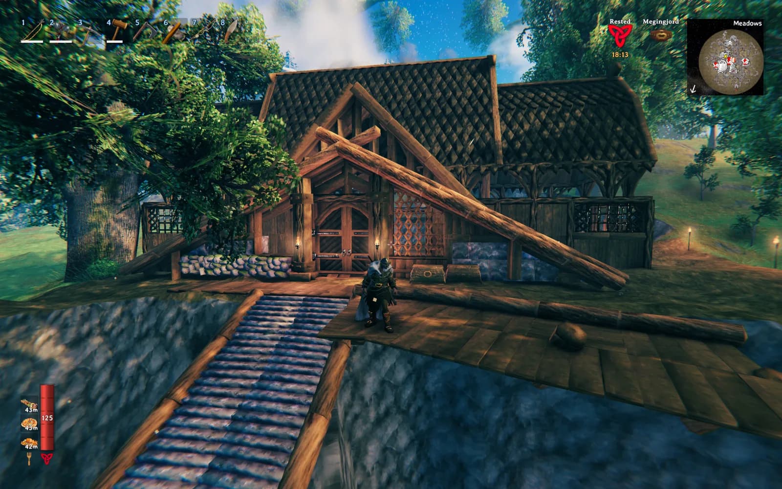 Roof is done! Thanks to <@170990360854659072> <@386592520790081537> <@312767868288761857>  <@162636815612772352> 🏗️