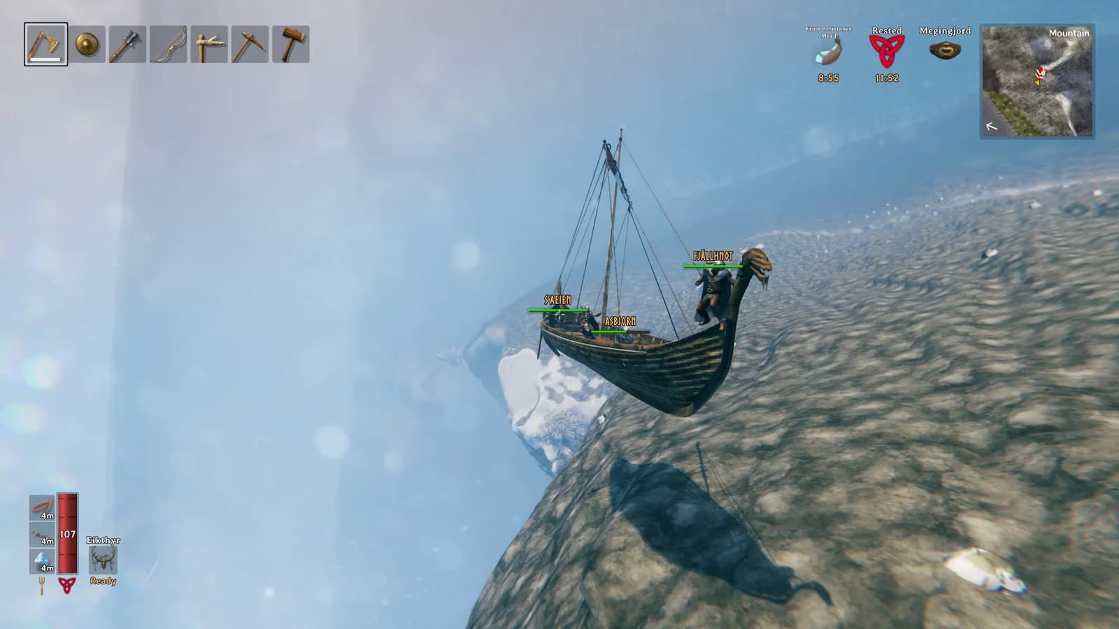 sending it from the top of the world