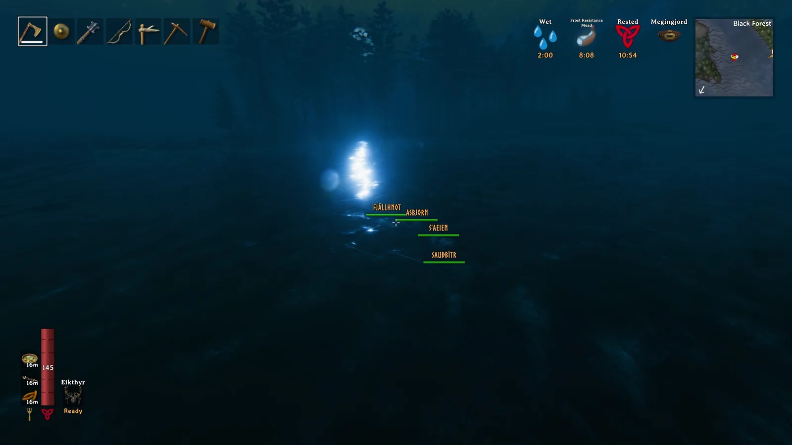 fall out from landing upside down