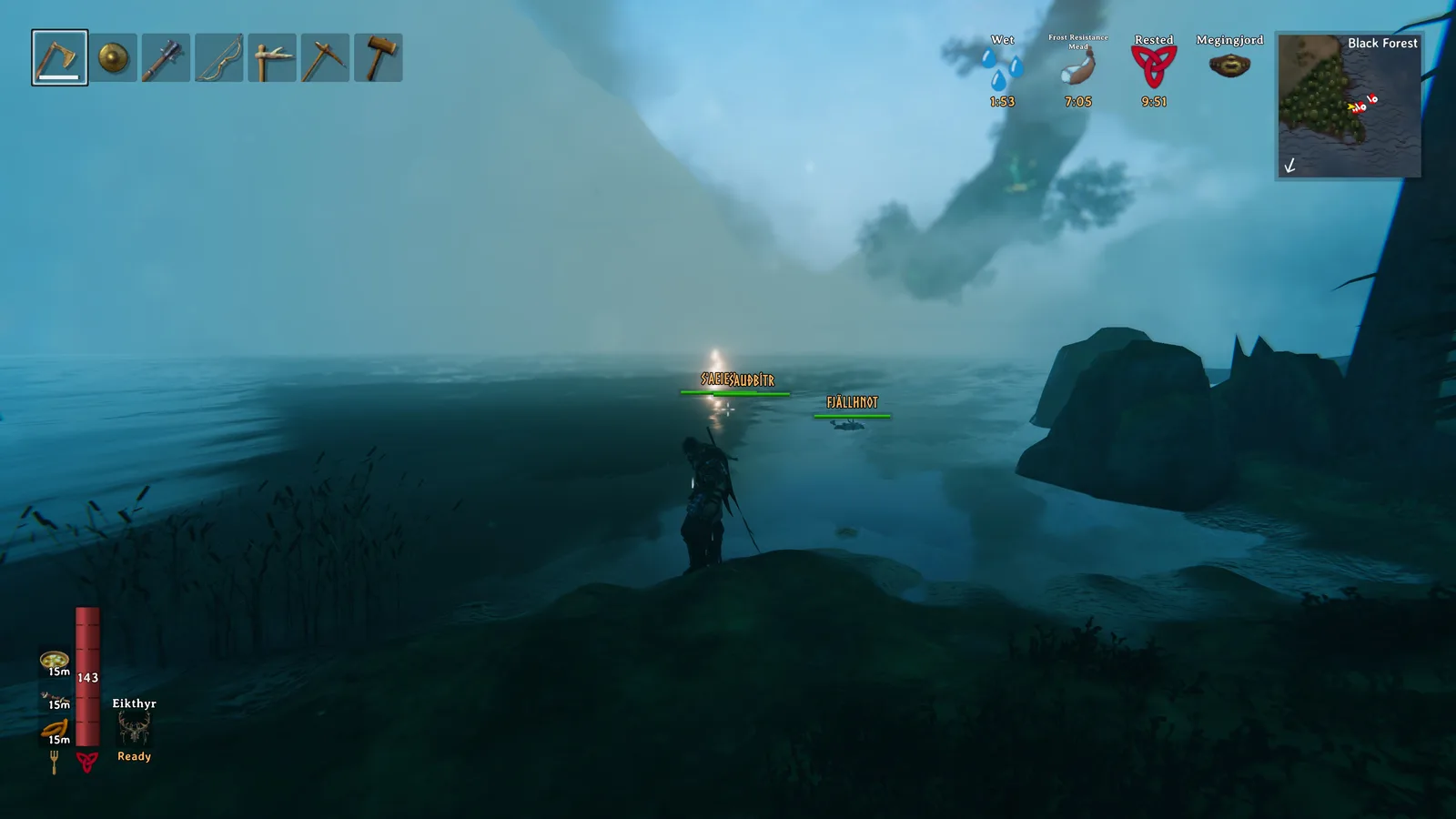 fall out from landing upside down