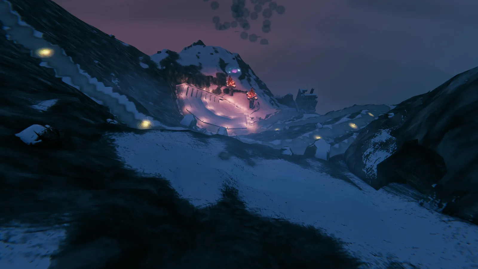 Night falls at the Theatre of Odin