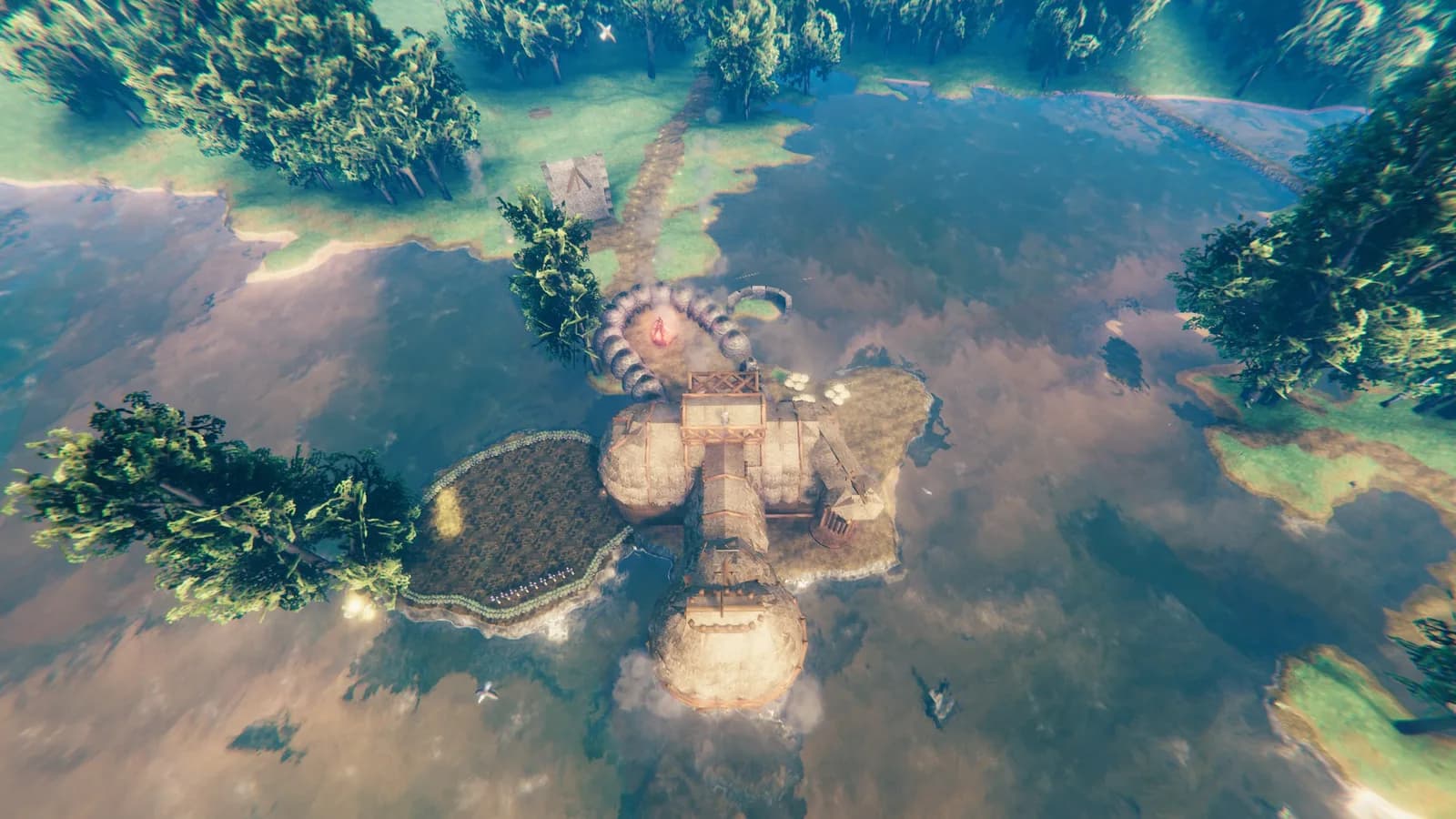 aerial views of Cartonholm