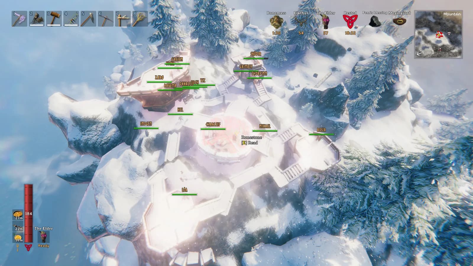 The battle arena