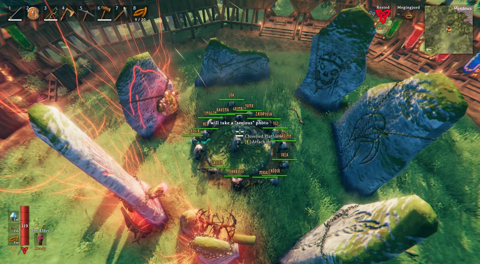 story time at Boss Stones