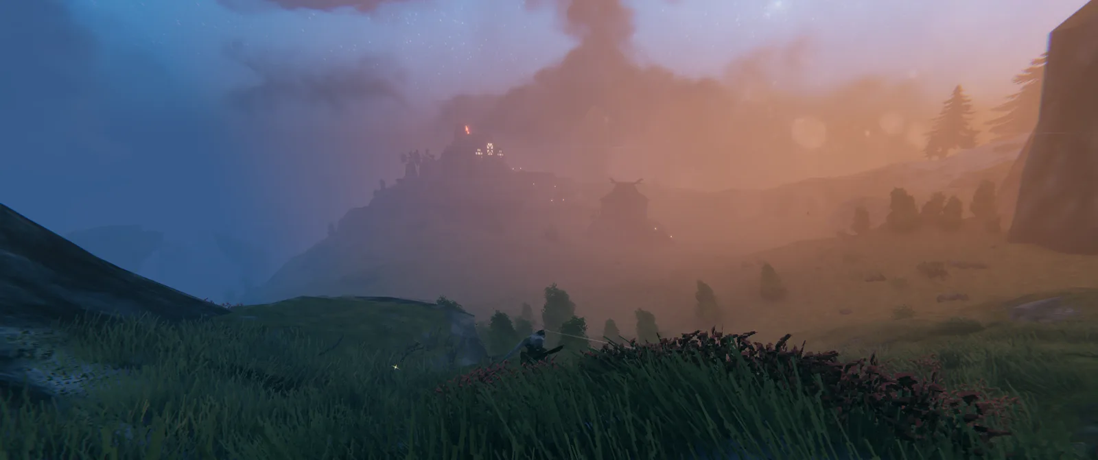 Motte from afar